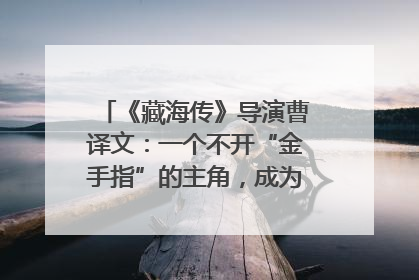 《藏海传》导演曹译文：一个不开“金手指”的主角，成为苍生守护者