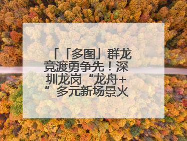 「多图」群龙竞渡勇争先！深圳龙岗“龙舟+”多元新场景火爆“出圈”