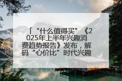 “什么值得买”《2025年上半年兴趣消费趋势报告》发布，解码“心价比”时代兴趣消费新范式