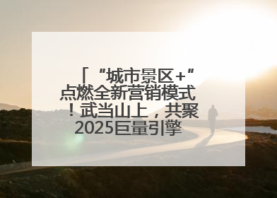 “城市景区+”点燃全新营销模式！武当山上，共聚2025巨量引擎城市生态大会！