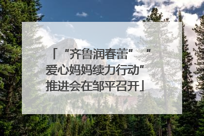 “齐鲁润春蕾”“爱心妈妈续力行动”推进会在邹平召开
