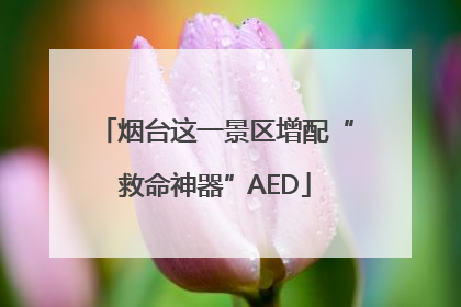 烟台这一景区增配“救命神器”AED