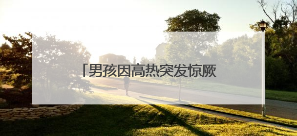 男孩因高热突发惊厥掉下电动车，5名执法队员迅速伸出援手