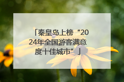 秦皇岛上榜“2024年全国游客满意度十佳城市”