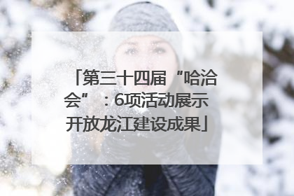 第三十四届“哈洽会”：6项活动展示开放龙江建设成果