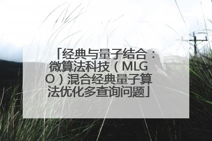 经典与量子结合：微算法科技（MLGO）混合经典量子算法优化多查询问题
