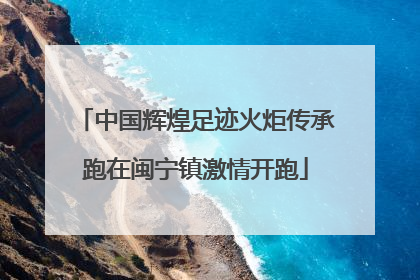中国辉煌足迹火炬传承跑在闽宁镇激情开跑