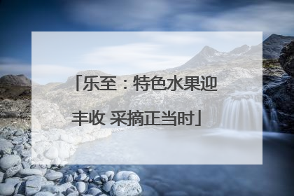 乐至：特色水果迎丰收 采摘正当时