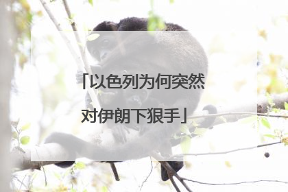 以色列为何突然对伊朗下狠手