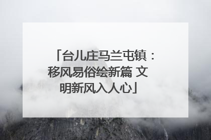 台儿庄马兰屯镇：移风易俗绘新篇 文明新风入人心