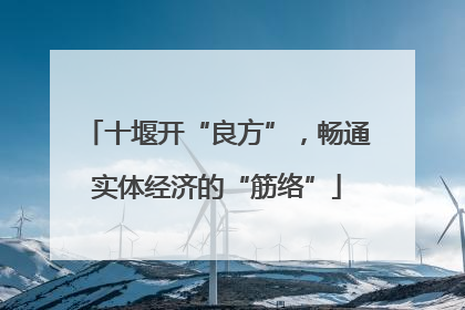 十堰开“良方”，畅通实体经济的“筋络”
