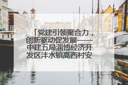 党建引领聚合力，创新驱动促发展——中建五局淄博经济开发区沣水镇高西村安置项目建设纪实