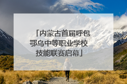 内蒙古首届呼包鄂乌中等职业学校技能联赛启幕