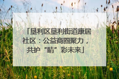 垦利区垦利街道康居社区：公益商圈聚力，共护“睛”彩未来