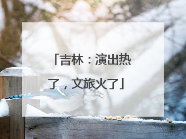 吉林：演出热了，文旅火了