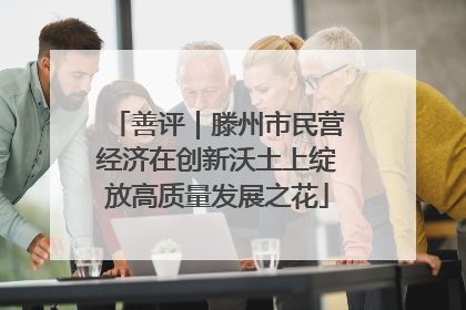 善评｜滕州市民营经济在创新沃土上绽放高质量发展之花