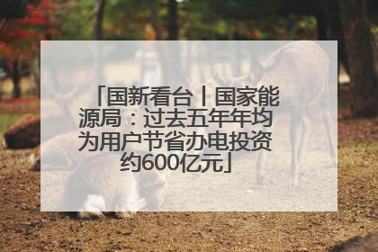 国新看台丨国家能源局：过去五年年均为用户节省办电投资约600亿元