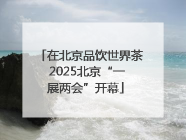 在北京品饮世界茶 2025北京“一展两会”开幕