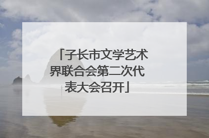 子长市文学艺术界联合会第二次代表大会召开