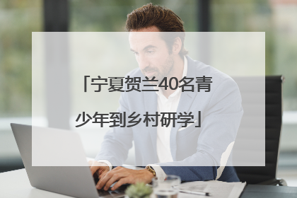 宁夏贺兰40名青少年到乡村研学