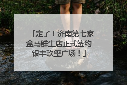 定了！济南第七家盒马鲜生店正式签约银丰玖玺广场！