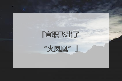 宜职飞出了“火凤凰”
