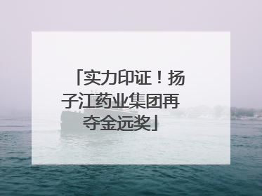 实力印证！扬子江药业集团再夺金远奖