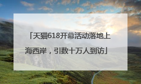 天猫618开幕活动落地上海西岸，引数十万人到访
