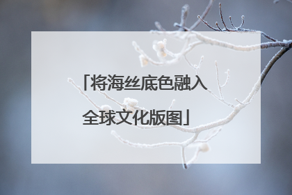 将海丝底色融入全球文化版图