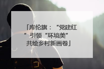 库伦旗：“党建红”引领“环境美” 共绘乡村新画卷