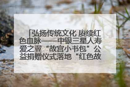 弘扬传统文化 赓续红色血脉——中银三星人寿爱之翼“故宫小书包”公益捐赠仪式落地“红色故都”江西瑞金