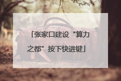 张家口建设“算力之都”按下快进键
