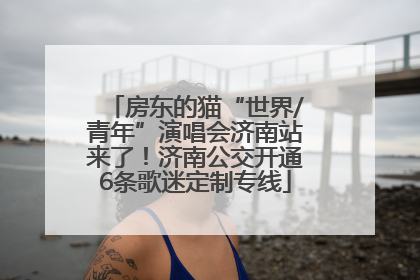 房东的猫“世界/青年”演唱会济南站来了！济南公交开通6条歌迷定制专线