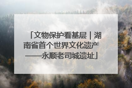 文物保护看基层｜湖南省首个世界文化遗产——永顺老司城遗址