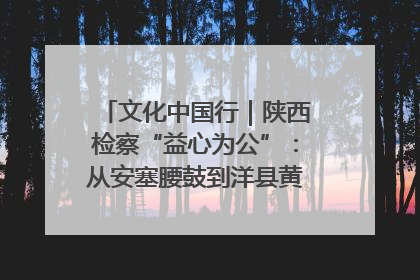 文化中国行｜陕西检察“益心为公”：从安塞腰鼓到洋县黄酒的非遗守护