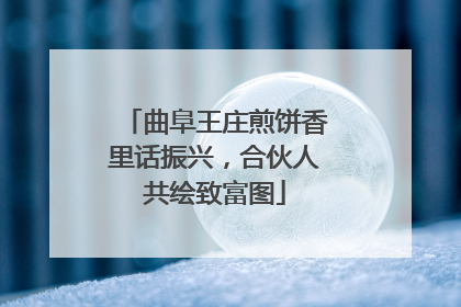 曲阜王庄煎饼香里话振兴，合伙人共绘致富图