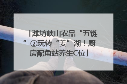 潍坊峡山农品“五链”②玩转“姜”湖！厨房配角站养生C位