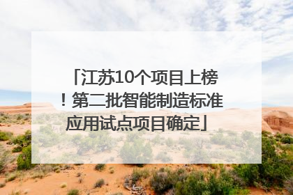 江苏10个项目上榜！第二批智能制造标准应用试点项目确定