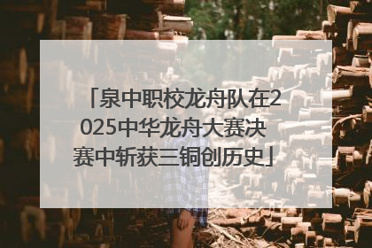 泉中职校龙舟队在2025中华龙舟大赛决赛中斩获三铜创历史