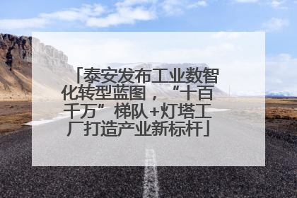 泰安发布工业数智化转型蓝图，“十百千万”梯队+灯塔工厂打造产业新标杆