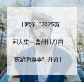 菏泽“2025黄河大集—曹州牡丹园夜游消夏季”开幕