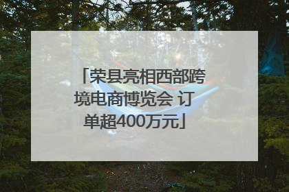 荣县亮相西部跨境电商博览会 订单超400万元