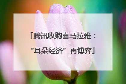 腾讯收购喜马拉雅：“耳朵经济”再博弈
