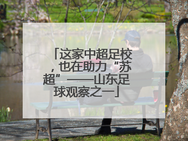 这家中超足校，也在助力“苏超”——山东足球观察之一