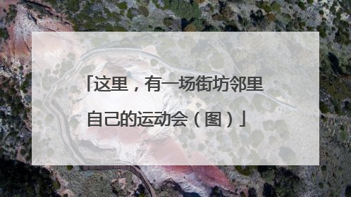 这里，有一场街坊邻里自己的运动会（图）