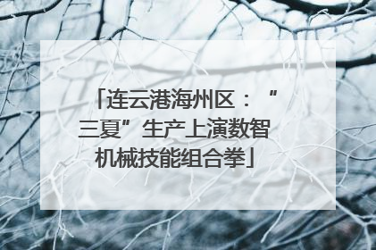 连云港海州区：“三夏”生产上演数智机械技能组合拳