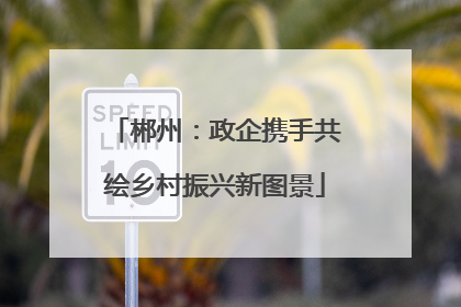 郴州：政企携手共绘乡村振兴新图景