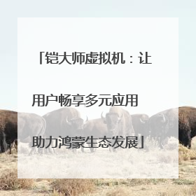 铠大师虚拟机：让用户畅享多元应用 助力鸿蒙生态发展