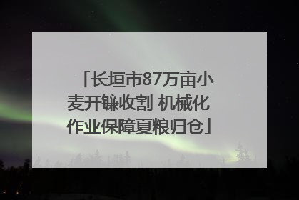 长垣市87万亩小麦开镰收割 机械化作业保障夏粮归仓