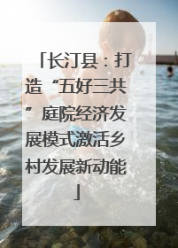 长汀县：打造“五好三共”庭院经济发展模式激活乡村发展新动能